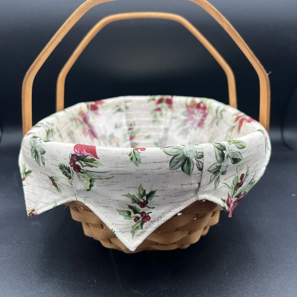 🎄 Longaberger 2006 Christmas Collection Nature's Garland Basket Combo 🧺✨